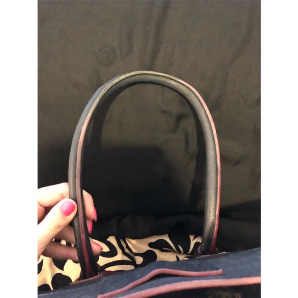 Celine Mini Luggage Tote Black/Red - Picture 3 of 5